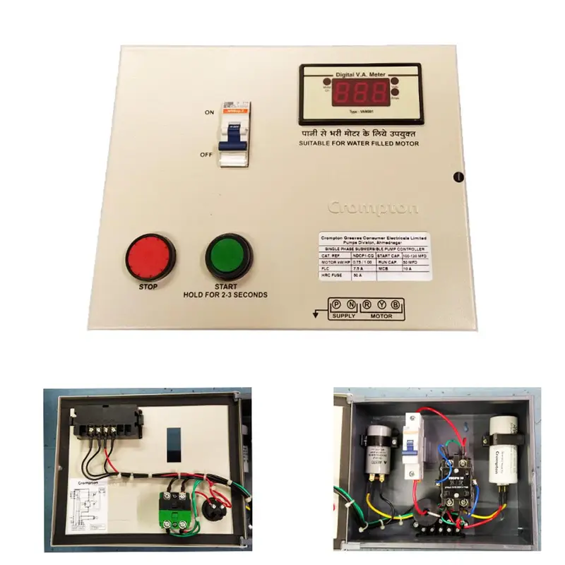 Crompton Hp Digital Starter Control Panel For W W W Series Water